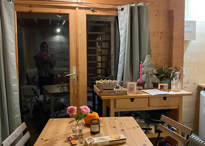 Maison En Bois 1 4 Couchages Type Tiny House Дом отдыха *