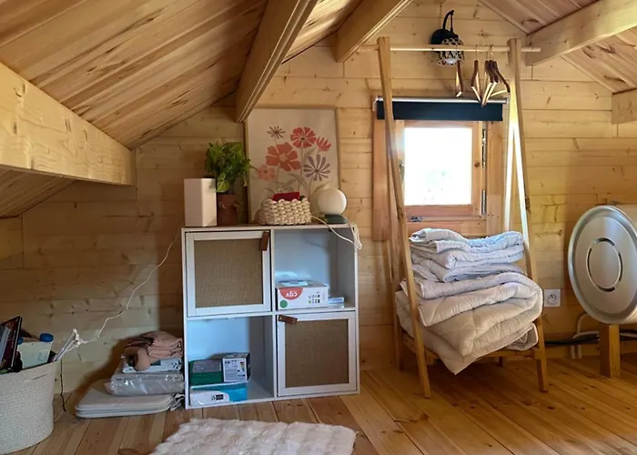 Дом отдыха Maison En Bois 1 4 Couchages Type Tiny House